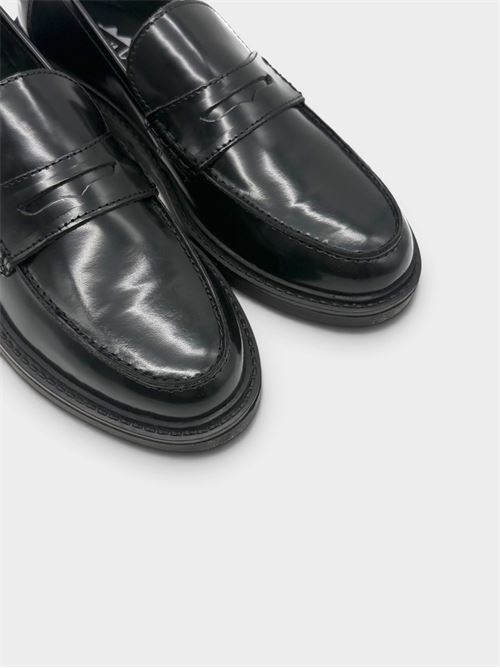 Mocassino in pelle nera FUNNY DUCK | VR60006401PELLEBLACK